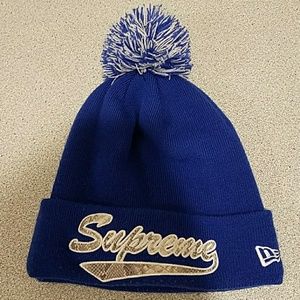 supreme new era snake script beanie